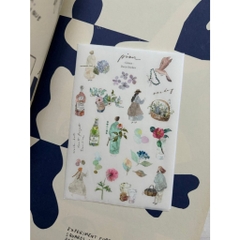 Các mẫu sticker sheet chất washi hãng Pion l Taiwan