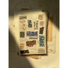 Các mẫu sticker sheet chất washi hãng Pion l Taiwan