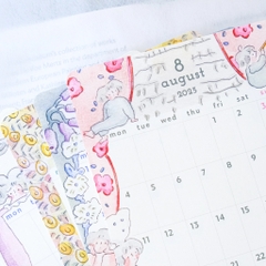 [Chiết 1 tờ] Monthly Planner Sticker 2025 | Chính hãng Dodolulu