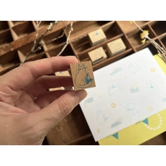 Các mẫu Stamp gỗ Nisse Dopamine Animal | Chính hãng Avocado Mori