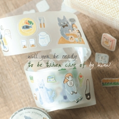 PET tape stickers 