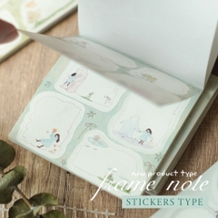[Full tệp] Giấy frame note dạng Sticker | original by teayoushop