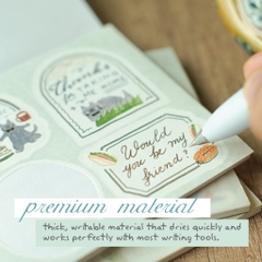 [Full tệp] Giấy frame note dạng Sticker | original by teayoushop