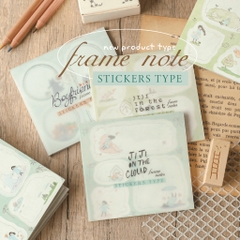 [Full tệp] Giấy frame note dạng Sticker | original by teayoushop