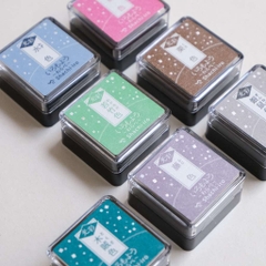 [NEW] Các mẫu mực in có nhũ Shachihata - Kosai (Glitter) - mini size pad