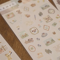 Sticker sheet Lampo Sticker Mini hãng Mindwave - Nhật Bản