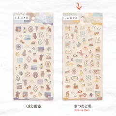 Sticker sheet Lampo Sticker Mini hãng Mindwave - Nhật Bản
