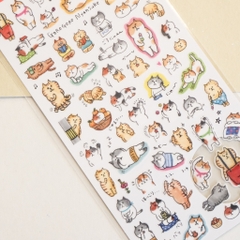 Các mẫu sticker Gorogoro Nyansuke hãng Mindwave | Nhật Bản