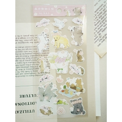[2025] Các mẫu sticker giấy mỹ thuật Paper Seal | chủ đề mùa xuân | collab họa sĩ Nhật Bản