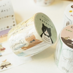 [Chiết lẻ 20 tờ] Các mẫu PETITE Sticky Rolls (giấy ghi chú dạng cuộn) | Phiên bản tí hon | Tegamisha Nhật Bản
