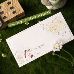 PET tape stickers với đế trắng 