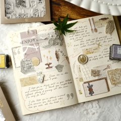 Set con dấu trong suốt Clear Stamps Set | Original Product by teayou