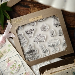 Set con dấu trong suốt Clear Stamps Set | Original Product by teayou