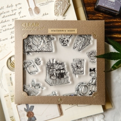Set con dấu trong suốt Clear Stamps Set | Original Product by teayou