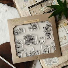 Set con dấu trong suốt Clear Stamps Set | Original Product by teayou