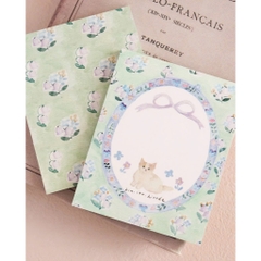 Các mẫu giấy Note Coquette in 1 mặt siêu xinh 🎀✨ | Hãng Kin.iro.hitode hot hit Nhật Bản
