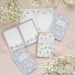 Các mẫu giấy Note Coquette dạng gấp đôi thành quyển sổ 💌 | Hãng Kin.iro.hitode hot hit Nhật Bản