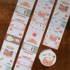 [Chiết lẻ 20 tờ] Các mẫu PETITE Sticky Rolls (giấy ghi chú dạng cuộn) | Phiên bản tí hon | Tegamisha Nhật Bản