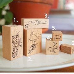 Các mẫu con dấu gỗ chủ đề Corner Garden hãng Misshoegg Đài Loan