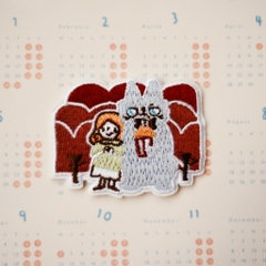 Hình thêu dạng pin cài/ pin ủi - Neko Boyfriend| teayoushop