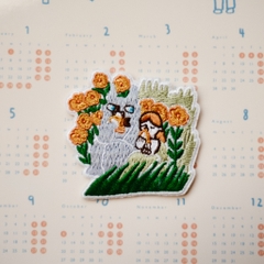 Hình thêu dạng pin cài/ pin ủi - Neko Boyfriend| teayoushop
