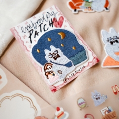 Hình thêu dạng pin cài/ pin ủi - Neko Boyfriend| teayoushop