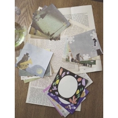 Set Giấy Note Mix 16 Tờ Xinh Xắn | Hãng Cozyca Nhật Bản