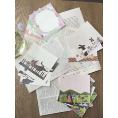 Set Giấy Note Mix 16 Tờ Xinh Xắn | Hãng Cozyca Nhật Bản