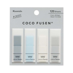 Các mẫu tệp giấy nhớ/ giấy note sách Coco Fusen 120 sheets | Nhật Bản