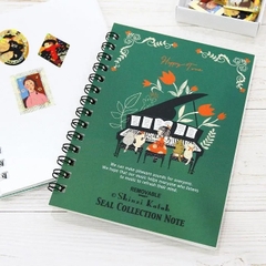 Sổ trữ sticker | Bìa còng | Giấy dày có lớp cán bóng | Hãng Shinzi Katoh