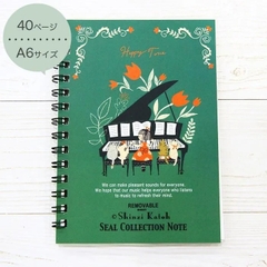 Sổ trữ sticker | Bìa còng | Giấy dày có lớp cán bóng | Hãng Shinzi Katoh