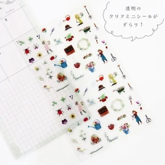 Các mẫu sticker sheet mini chất PET | hãng Shinzi Katoh Nhật Bản