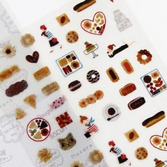 Các mẫu sticker sheet mini chất PET | hãng Shinzi Katoh Nhật Bản