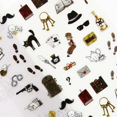 Các mẫu sticker sheet mini chất PET | hãng Shinzi Katoh Nhật Bản
