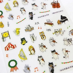 Các mẫu sticker sheet mini chất PET | hãng Shinzi Katoh Nhật Bản