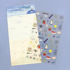 Các mẫu sticker sheet mini chất PET | hãng Shinzi Katoh Nhật Bản