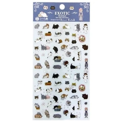 Các mẫu sticker sheet mini chất PET | hãng Shinzi Katoh Nhật Bản