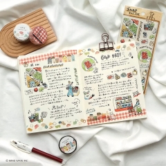Các mẫu washi tape Die-cut và “Piyoko Bean” hãng Mindwave | Nhật Bản