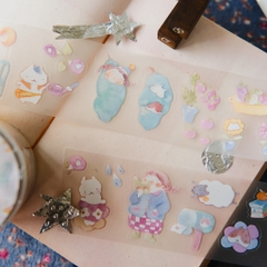 [Full cuộn] Các mẫu PET Tape stickers original nhà teayoushop