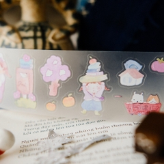 PET Tape Stickers - hình dán bế sẵn 