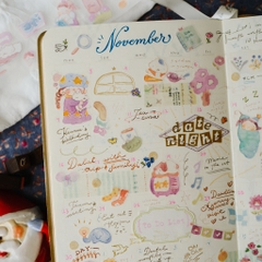 PET Tape Stickers - hình dán bế sẵn 