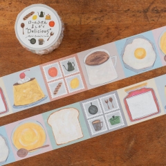 [Chiết lẻ 20 tờ] Các mẫu giấy ghi chú dạng cuộn hình vuông (Sticky Rolls) | Chính hãng Tegamisha Nhật Bản