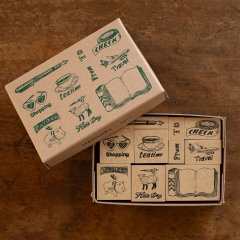Các mẫu stamp planner set hoạ sĩ Inoue hãng Tegamisha Nhật Bản