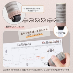 Các mẫu stamp trang trí dạng con lăn Neco Roll | Chính hãng Plus Nhật Bản