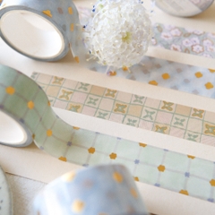 Các mẫu washi họa tiết có Nhũ 