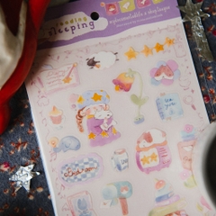 Sticker sheet chất PET 