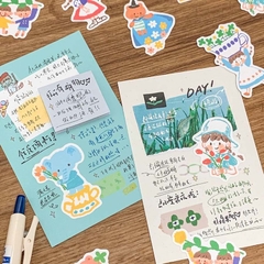 Các mẫu Flake Sticker và Note | hãng Molinta