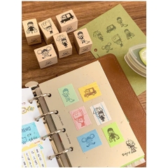 Các mẫu con dấu gỗ chủ đề Daily | hãng Molinta