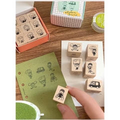 Các mẫu con dấu gỗ chủ đề Daily | hãng Molinta