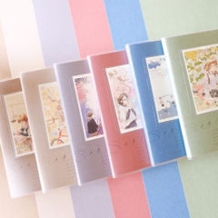 Sổ bìa nhựa Palette series A5 | 6 màu bìa để lựa chọn và đã kèm 2 Postcard